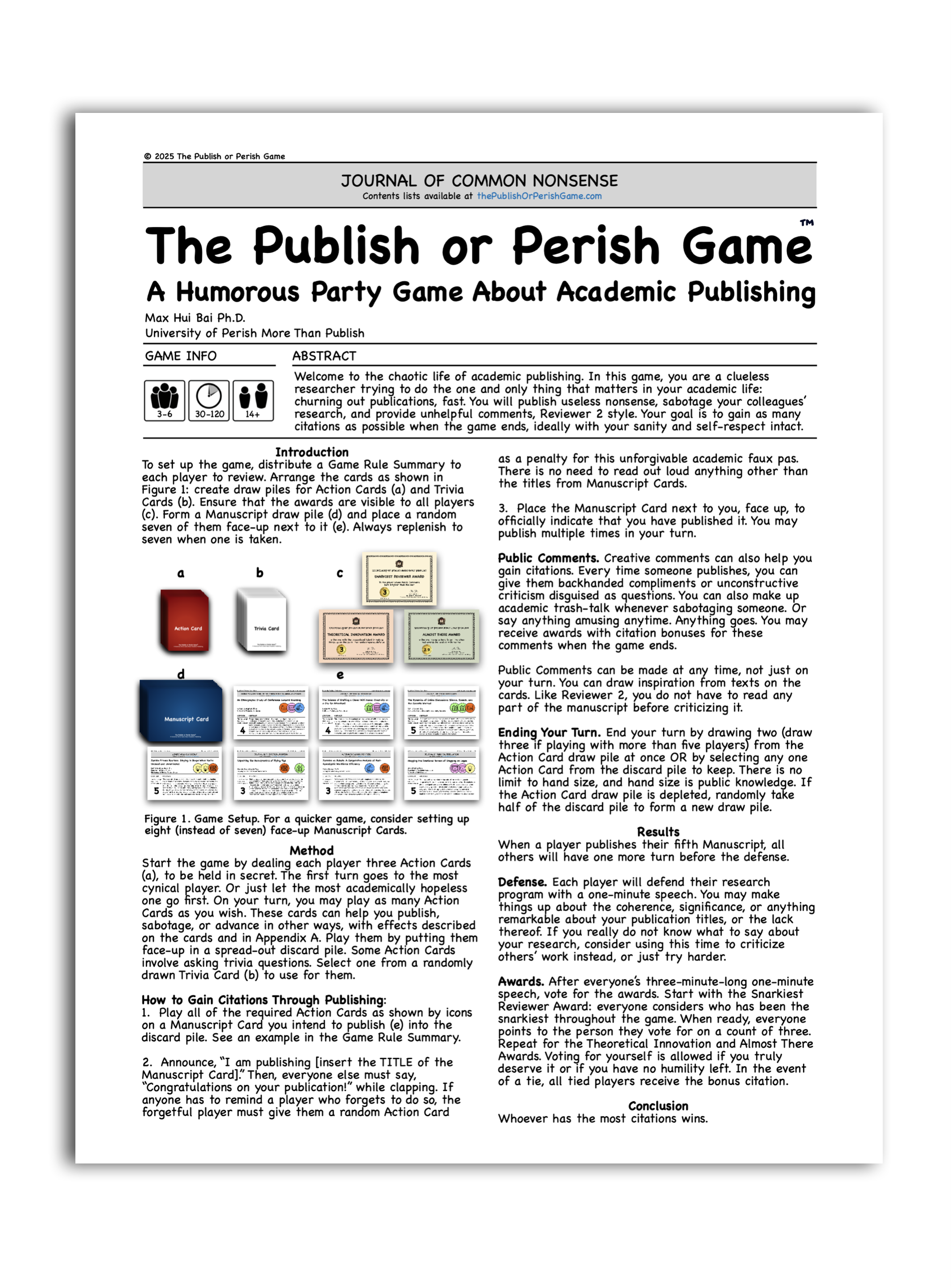 Publish or Perish