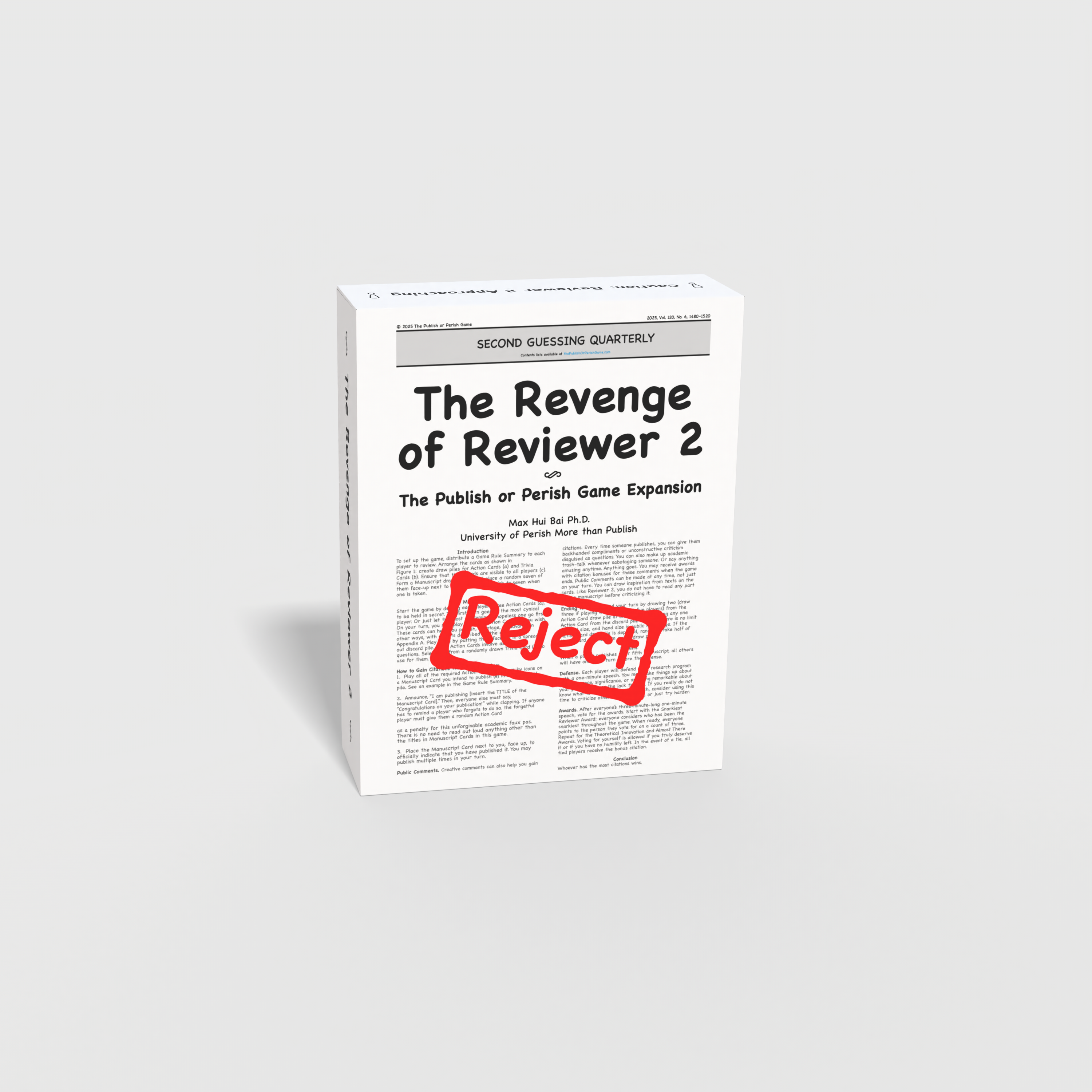 The Revenge of Reviewer 2 (Expansion 1) – Publish or Perish