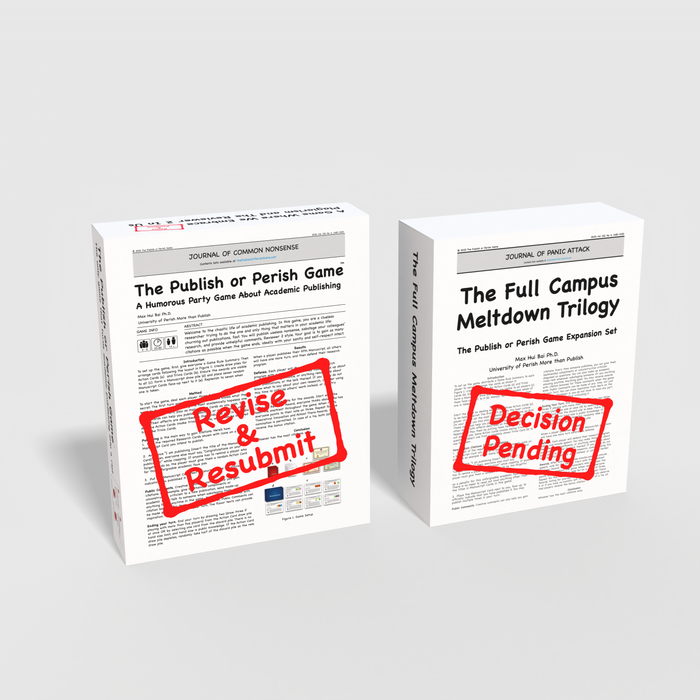 Publish or Perish game and expansion bundle